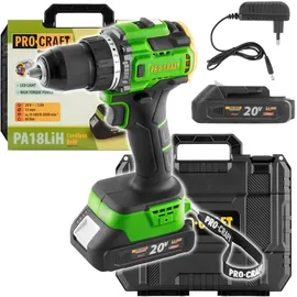 PROCRAFT PA18LiH-1B-C inkl. 1 x 2,0 Ah + Koffer