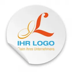 Individuelle Sticker rund 100 mm / CMYK Lösemittel Digitaldruck