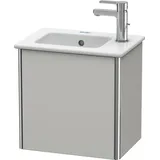 Duravit Waschtischunterschrank wandhängend „XSquare“ 41 × 40 × 28,9 cm, in Betongrau Matt