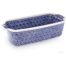 BUNZLAUER KERAMIK Auflaufform/Kastenform 1Liter rechteckig, 26,5x12,5x7,2 cm, Dekor 120