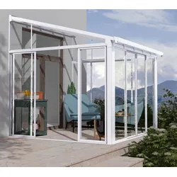 Palram - Canopia Aluminium Kaltwintergarten Sanremo | Weiß | 305x277x212 cm