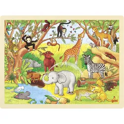 Goki Einlegepuzzle Afrika  57892