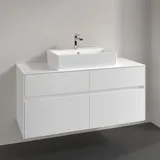 Villeroy & Boch Waschtischunterschrank 4 Auszüge 120 x 54,8 x 50 cm Weiß Matt