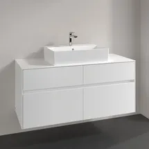 Villeroy & Boch Waschtischunterschrank 4 Auszüge 120 x 54,8 x 50 cm Weiß Matt