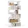 VASAGLE Bücherregal 70 x 24 x 190,5 cm Weiß
