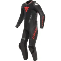 Dainese Demon Sprint Lederkombi 1tlg. - Schwarz/Neon-Rot - 54