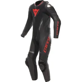 Dainese Demon Sprint Lederkombi 1tlg. - Schwarz/Neon-Rot - 54