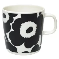 Marimekko Oiva Unikko Becher 0,4 l Schwarz