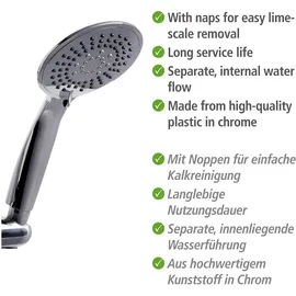 Wenko Young Stangenbrause-Set Chrom Silber 66 cm