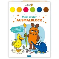 Trötsch Verlag Die Maus Ausmalblock 1 St. Wasserfarben