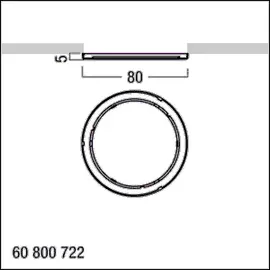 Zumtobel Group Leuchtenabdeckung DIAMO D68#60800772