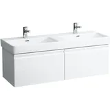 Laufen Pro S Waschtisch-Unterbau H4835720964801, 126x45x39cm, 2 Schubladen und Innenschubladen, zu Waschtisch H814968, 1260x450x390mm, Farbe: Graphit