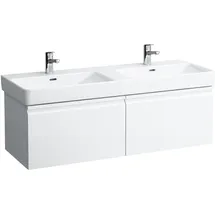 Laufen Pro S Waschtisch-Unterbau H4835720964801, 126x45x39cm, 2 Schubladen und Innenschubladen, zu Waschtisch H814968, 1260x450x390mm, Farbe: Graphit
