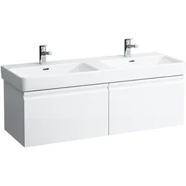 Laufen Pro S Waschtisch-Unterbau H4835720964801, 126x45x39cm, 2 Schubladen und Innenschubladen, zu Waschtisch H814968, 1260x450x390mm, Farbe: Graphit