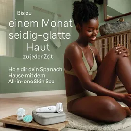 Braun Silk-épil 9 SkinSpa 9-381 Weiß/Silber