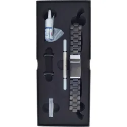 Sinn Edelstahl TEGIMENT Edelstahlarmband tegimentiert für 757/857/U1/U2 22mm BM10101202S - schwarz