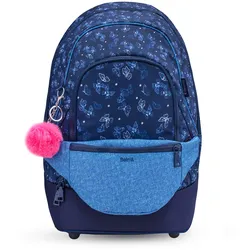 Rucksack 2-IN-1 Schultasche & Gürteltasche 2-teilig Ranzen Sapphire