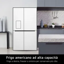 LG GSLE91MBAB Side-by-Side (623 l, 1790 mm hoch, Edelstahl)