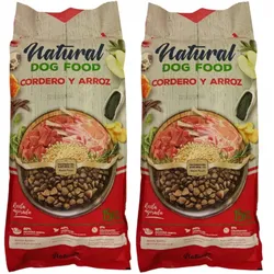 Natural Dog Food 2x15kg. 62% Fleisch - Huhn frei