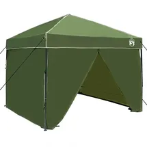 vidaXL Pavillon-Zelt Grün 243 x 243 x 251 cm Stoff