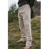 Leonardo Carbone Wikinger-Kostüm Leinenhose "Asmund" Natur XXL weiß XXL | XXL