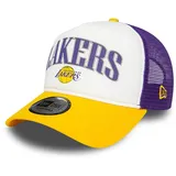 New Era Adjustable Trucker Cap - Retro Los Angeles Lakers