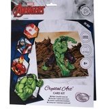 Craft Buddy CCK-MCU903 - Crystal Art Card Kit, Marvel Hulk, 18x18 cm, Diamond Painting, Kunst-Grußkarte