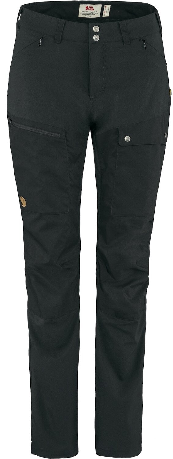 Fjällräven Damen Abisko Midsummer regular Wanderhose, 44 - Black