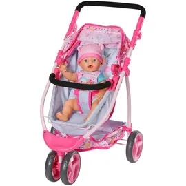 BABY BORN Deluxe Puppenwagen Sonne Pink