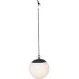 Star Trading LED Solar Kugelleuchte Kunststoff, Metall Ø 20 cm 1 Stück weiß