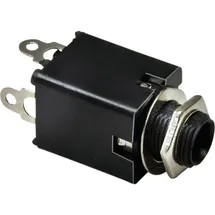 BKL Electronic BKL 1109034 Klinken-steckverbinder 6.35mm Buchse, Einbau vertikal Polzahl: 3 Stereo isol.