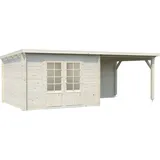 Palmako Gartenhaus Ella 6,14 x 3,40 m Beige
