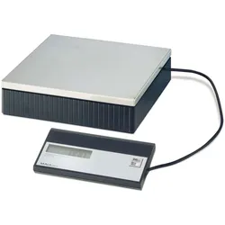Paketwaage MAULparcel, 50 kg, Bedienpult, Edelstahlplatte