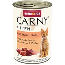 Animonda Carny Kitten Huhn, Pute, Kalb 12 x 400 g