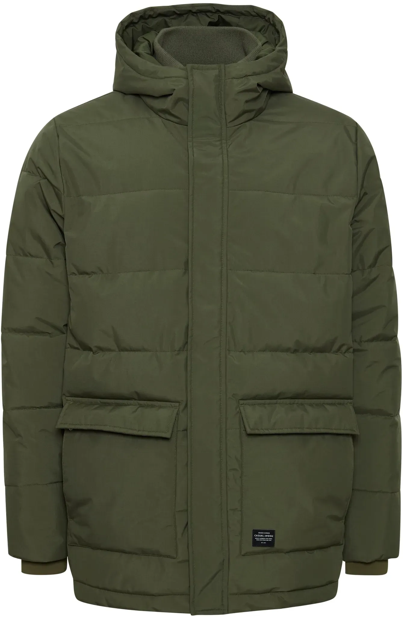 Winterjacke CASUAL FRIDAY "Winterjacke CFOlson" Gr. XXXL, grün (beetle) Herren Jacken