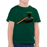 Shirtracer T-Shirt Adler Trikot mit Deutschland Flagge, Nationalmannschaft Germany 4 Ste (1-tlg) 2026 Fussball WM Fanartikel grün 116 (5-6J)