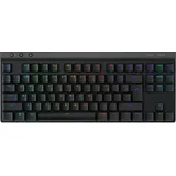 Logitech G515 Lightspeed TKL, schwarz, GL TACTILE, USB/Bluetooth, US (920-012538)