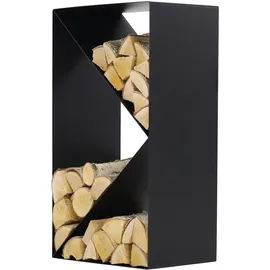 Magnus Kaminholzregal Stahl 45 x 30 x 80 cm Schwarz