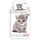 Jerry Fabrics Bettwäsche Katze Grau/Weiß 140 x 200 cm + 70 x 90 cm