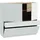 Forte Highboard Lewisville 119,7 x 111,2 x 41 cm Grau / Weiß
