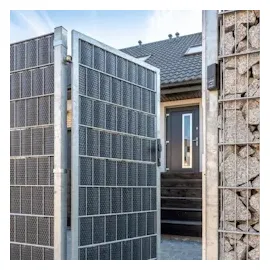 zaun|zu® Sichtschutz Rattan PE für Doppelstabmatten Hellgrau 26m