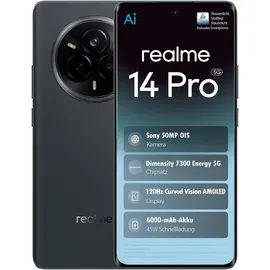 Realme 14 Pro+ 5G 12 GB RAM 512 GB Suede Grey