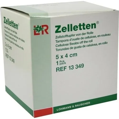 ZELLETTEN Tupfer 4x5 cm unsteril Rolle 300 St