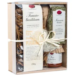 Gourmet Berner Präsentkarton Italien Kräuterpasta