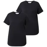 Studio Untold Longshirt in schwarz | Gr.: 42-44