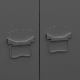 vidaXL Industrial Kleiderschrank Anthrazit 90x50x180 cm Metall