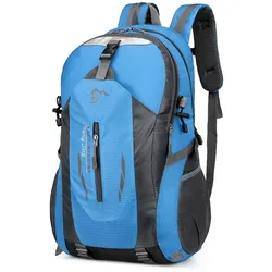 Wanderrucksack, 40 l, wasserdicht, leicht, Outdoor, Wandern, Trekking, Tagesrucksack, Reiserucksack für Herren blau