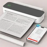 Bluetooth Thermodrucker A4, Portable Mobiler Drucker A4 Für Unterwegs, Inkless P