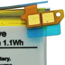 AccuCell Akku passend für Samsung Gear Live, SM-R382, Samsung EB-BR382FBE, Lithium Polymer Akku 3,7 Volt 300mAh
