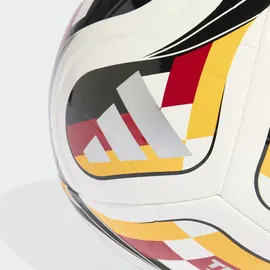 adidas Deutschland Heimfußball 2026 Weiß/Rot/Gold Gr. 5